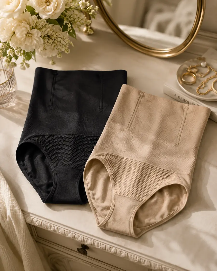High Waist Girdle Panty side fit view